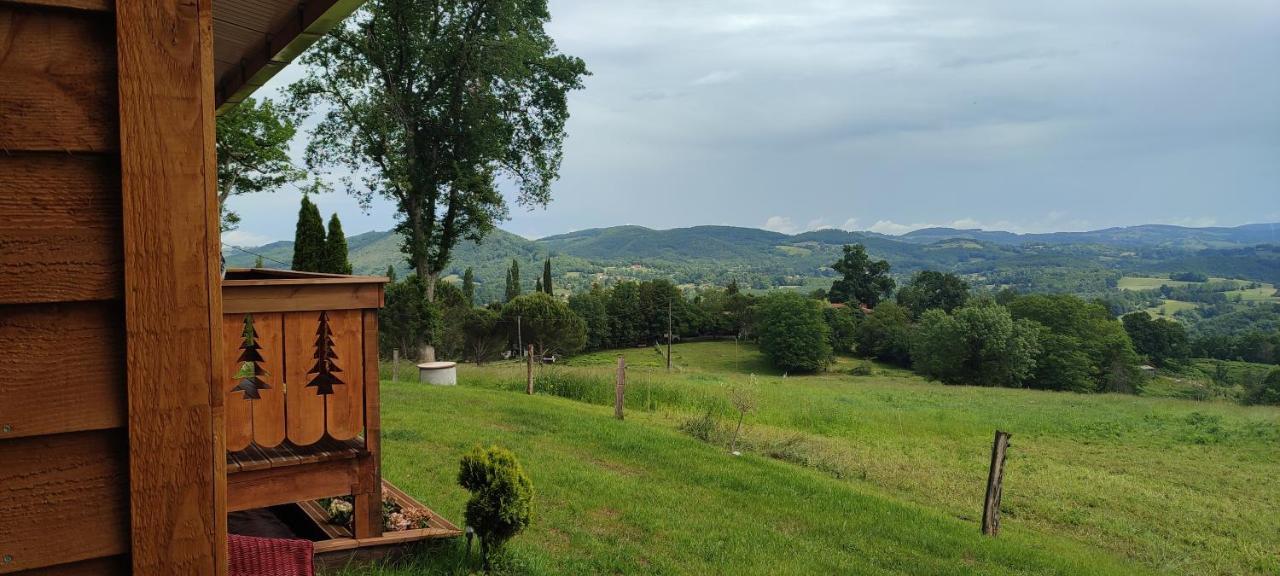 Domaine Le Lanis "Cabane De Pauline" Saint-Girons  Dış mekan fotoğraf