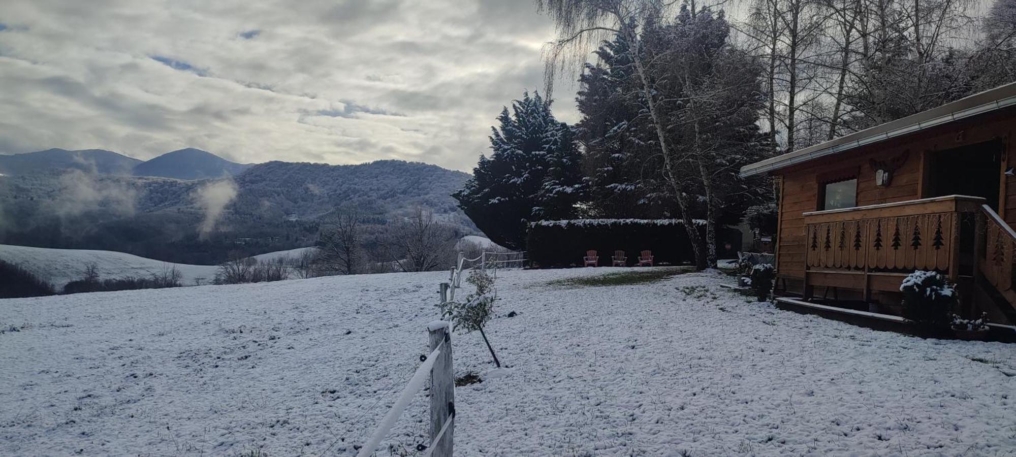Domaine Le Lanis "Cabane De Pauline" Saint-Girons  Dış mekan fotoğraf