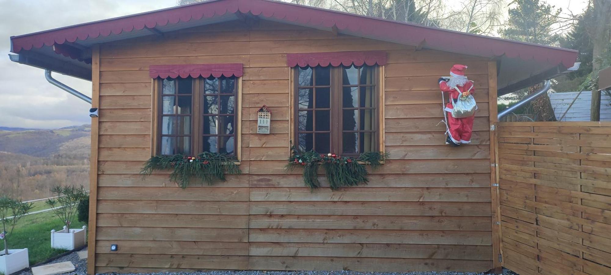 Domaine Le Lanis "Cabane De Pauline" Saint-Girons  Dış mekan fotoğraf