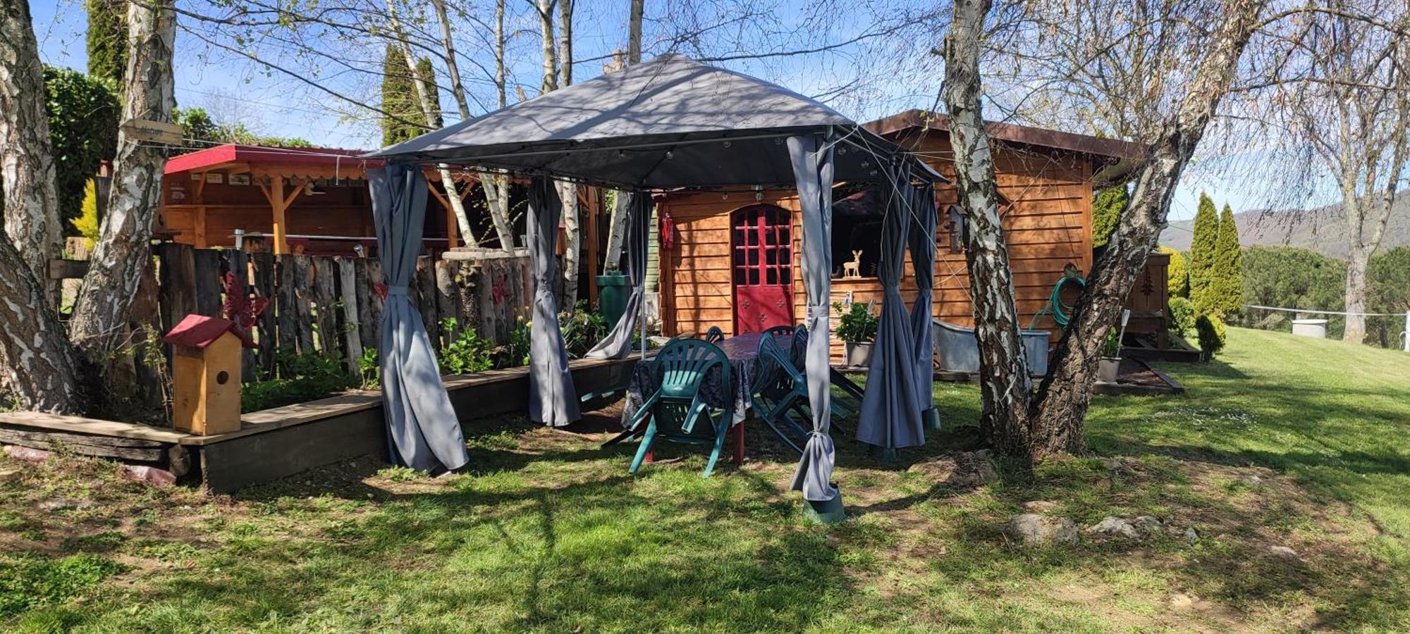 Domaine Le Lanis "Cabane De Pauline" Saint-Girons  Dış mekan fotoğraf