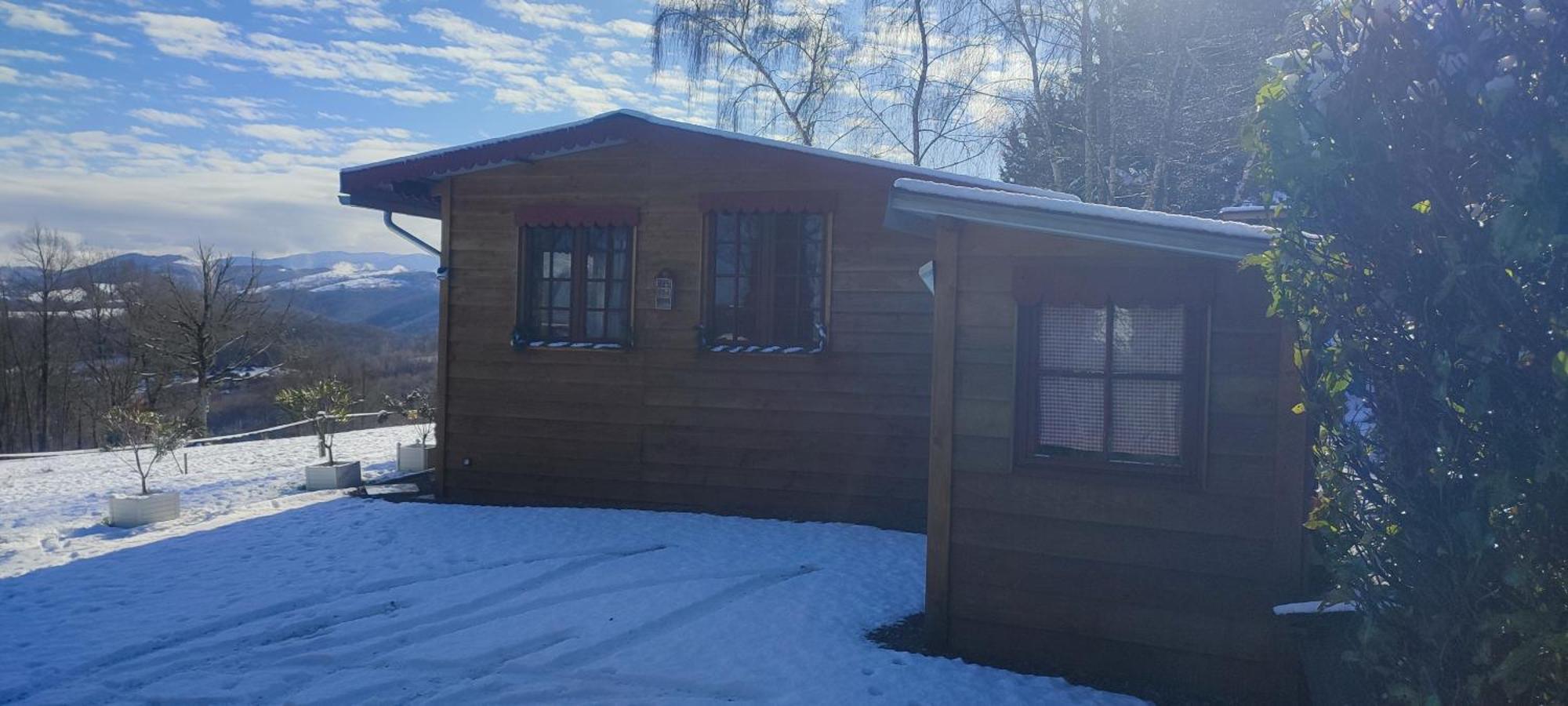 Domaine Le Lanis "Cabane De Pauline" Saint-Girons  Dış mekan fotoğraf